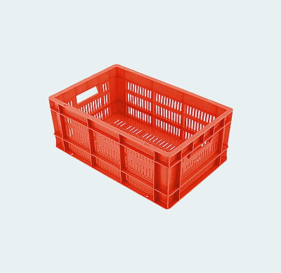 500*325*200 Injection Moulded Plastic Crate 500*325*200 Injection Moulded Plastic Crate