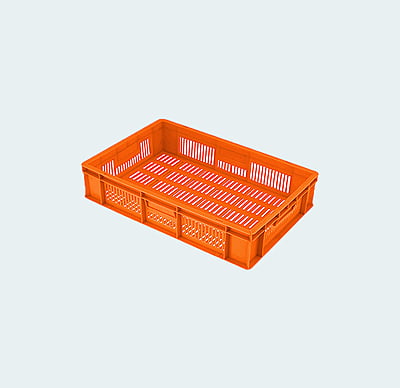 600*400*125 Injection Moulded Plastic Crate 600*400*125 Injection Moulded Plastic Crate