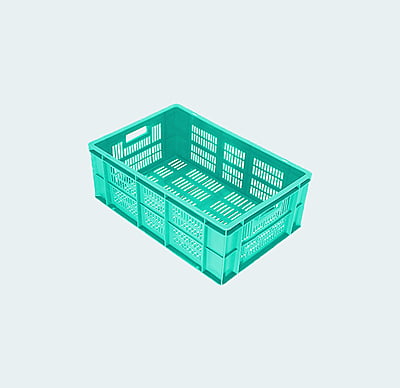 600*400*220 Injection Moulded Plastic Crate 600*400*220 Injection Moulded Plastic Crate
