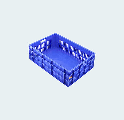650*450*210 Injection Moulded Plastic Crate 650*450*210 Injection Moulded Plastic Crate
